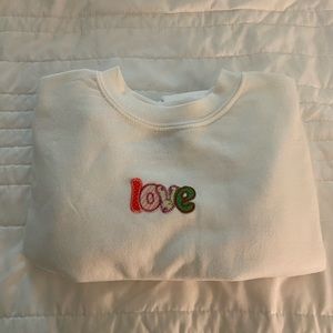 white crewneck